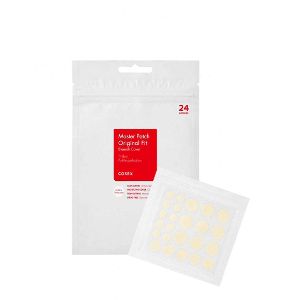 Die Hydrocolloid Patches von COSRX ideal zur Bekämpfung von Hautunreinheiten, sicher verpackt in einer kleinen Box.