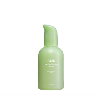 Abib Heartleaf Essence Calming Pump 50 ml für empfindliche Haut mit Niacinamid und Centella Asiatica zur Beruhigung.