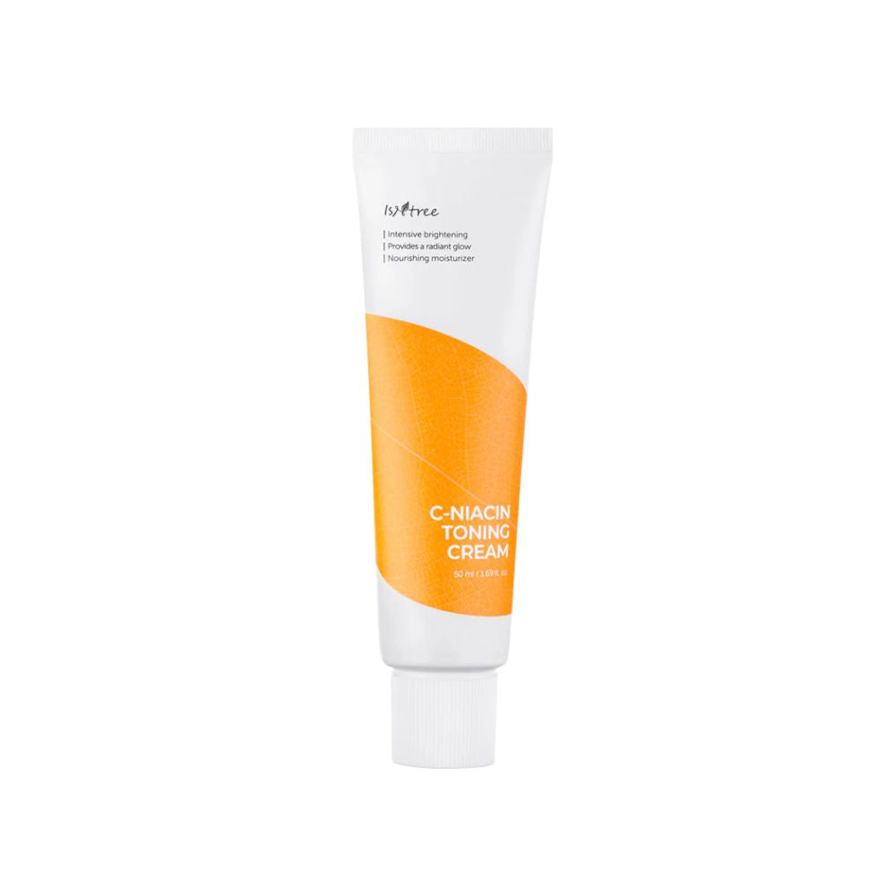 Isntree C-Niacin Toning Cream in der Verpackung, ideale Vitamin C Creme für strahlende Haut.