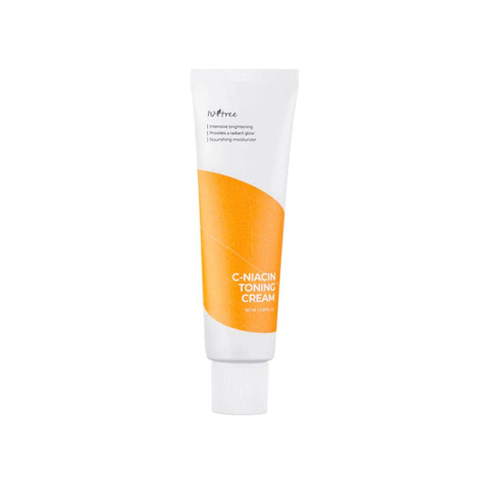 Isntree C-Niacin Toning Cream in der Verpackung, ideale Vitamin C Creme für strahlende Haut.