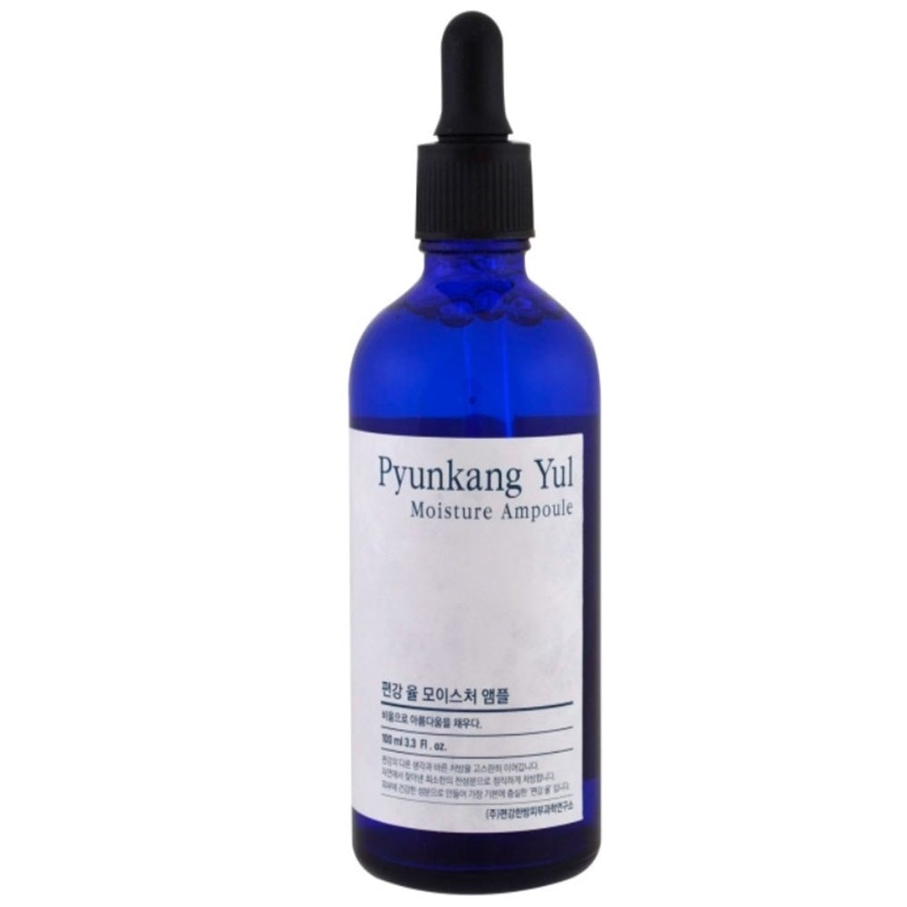 Pyunkang Yul Moisture Ampoule in einer eleganten Flasche, ideal für intensive Feuchtigkeitspflege.