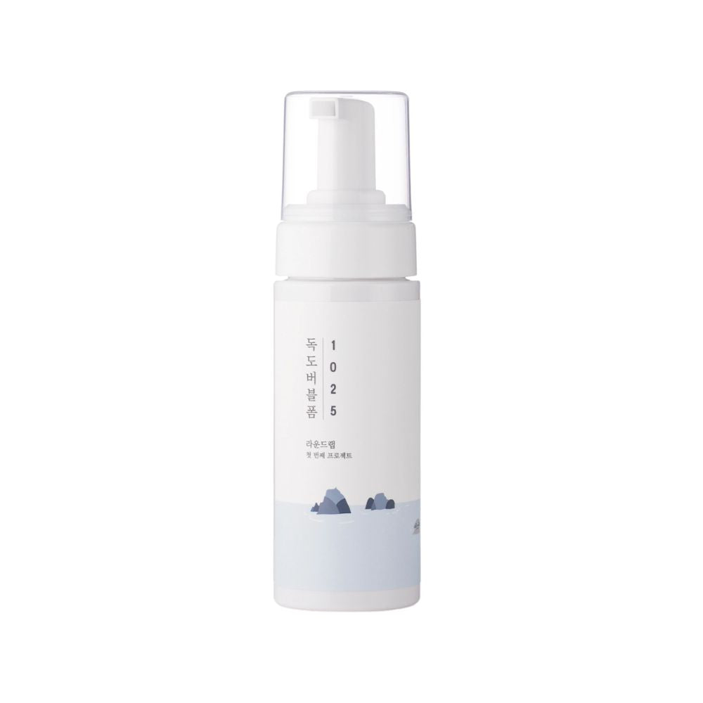 Round Lab Dokdo Bubble Foam in 150 ml, sanfter Reinigungsschaum ideal für akneanfällige Haut.