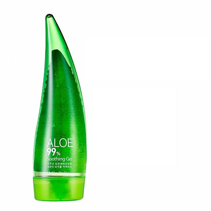 Holika Holika Aloe 99% Soothing Gel in Mini-Edition, 55 ml, zur Hautberuhigung und Feuchtigkeitspflege aus Koreanischer Kosmetik.