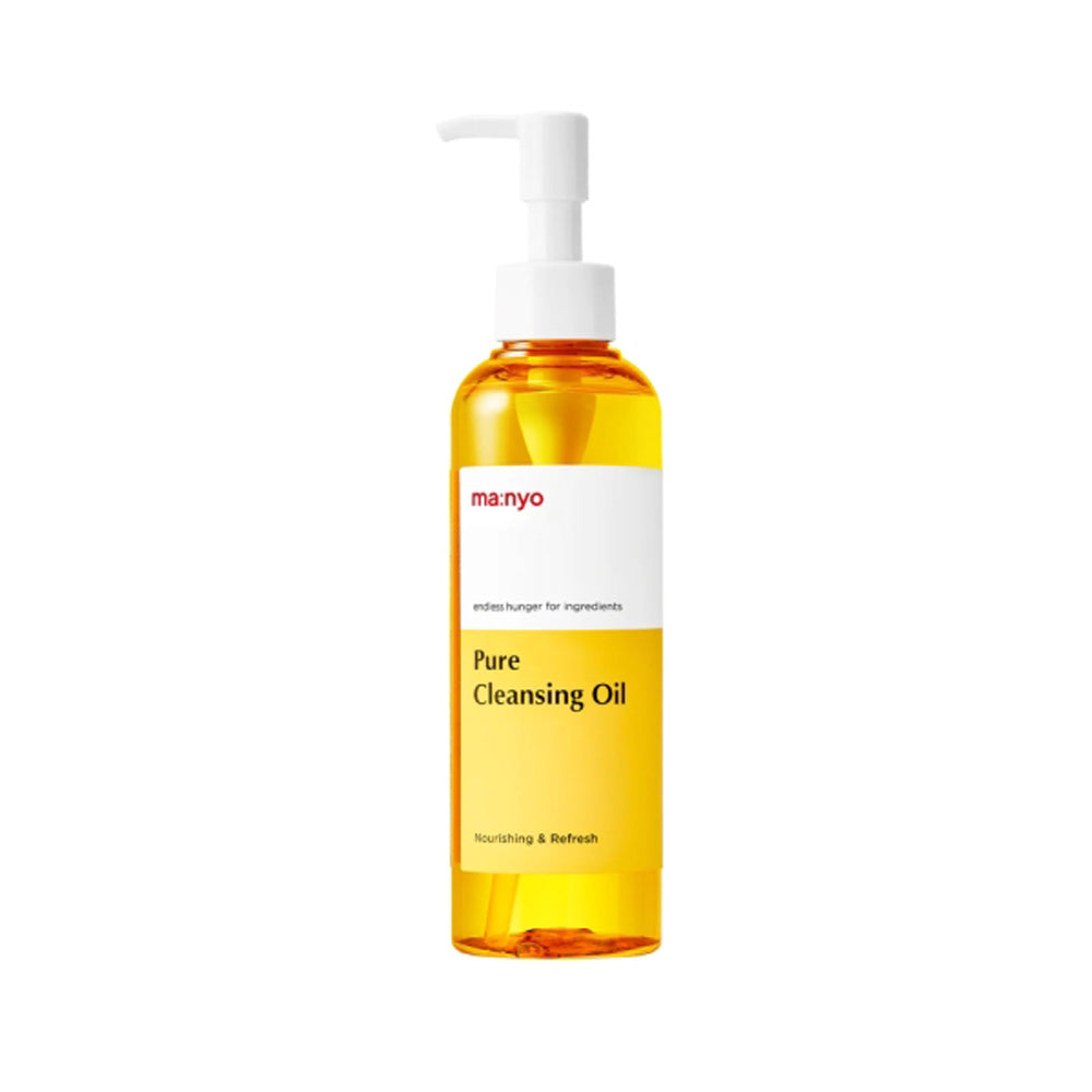 ma:nyo Pure Cleansing Oil in eleganter Verpackung für gründliche Hautreinigung mit koreanischer Kosmetik.