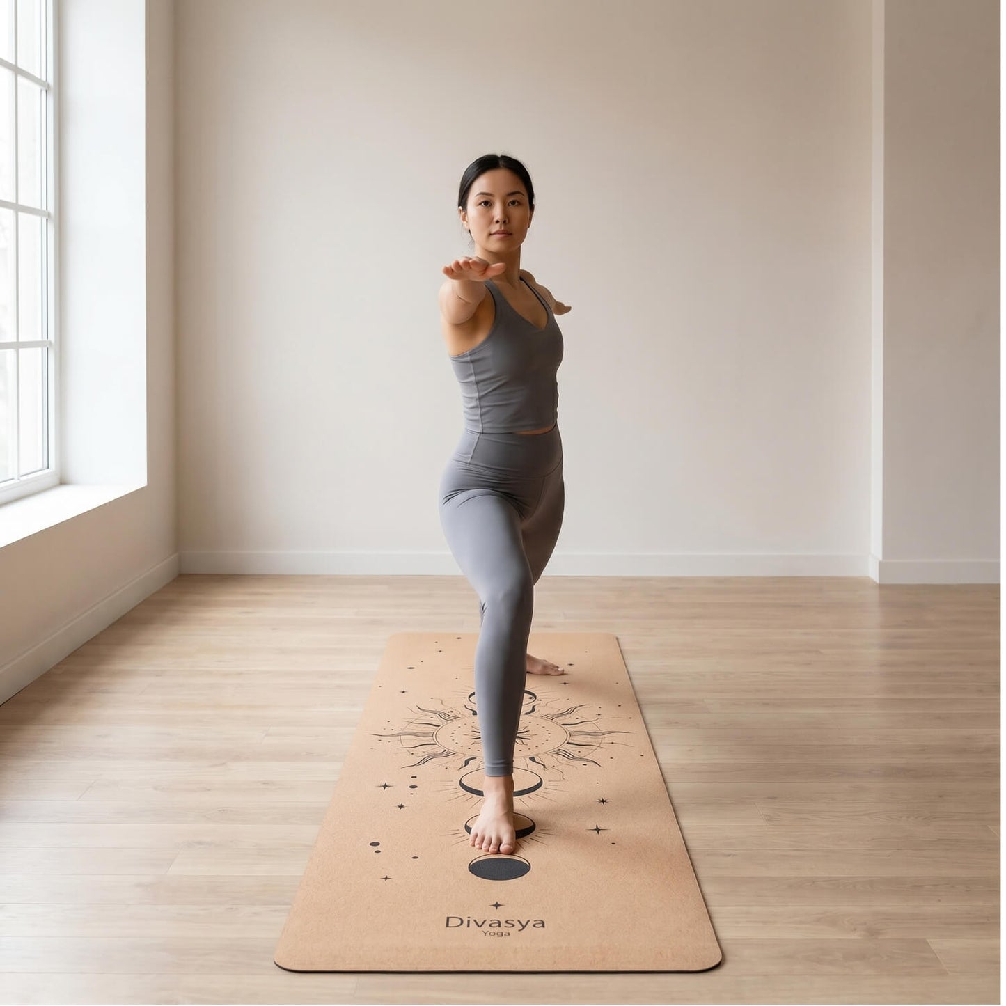 Leichte Kork Yogamatte: rutschfest, dämpfend & nachhaltig | Pure