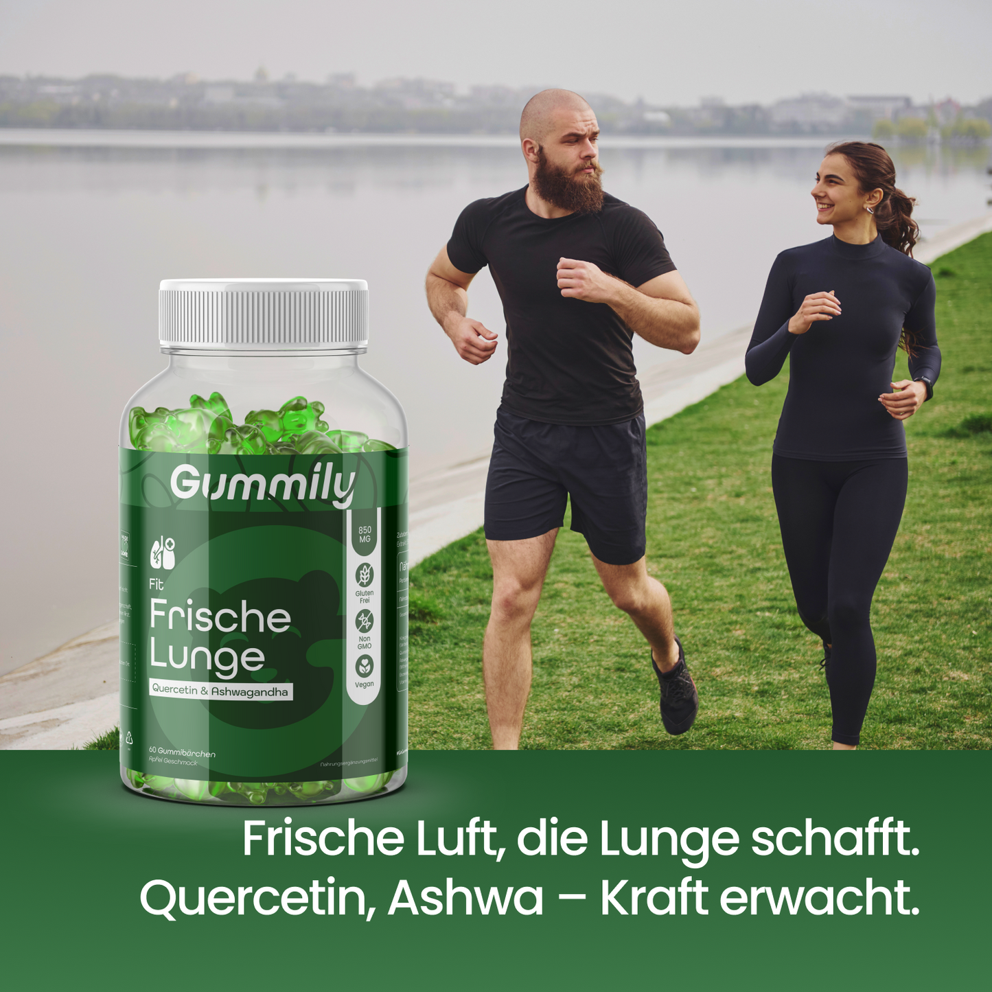 Vitamin D3 Gummibärchen mit Quercetin & Bromelain – Apfel