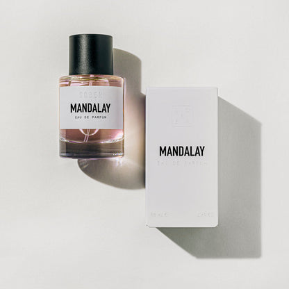 Anwendung von Mandalay Eau de Parfum, der perfekte Begleiter für besondere Anlässe und Alltag.