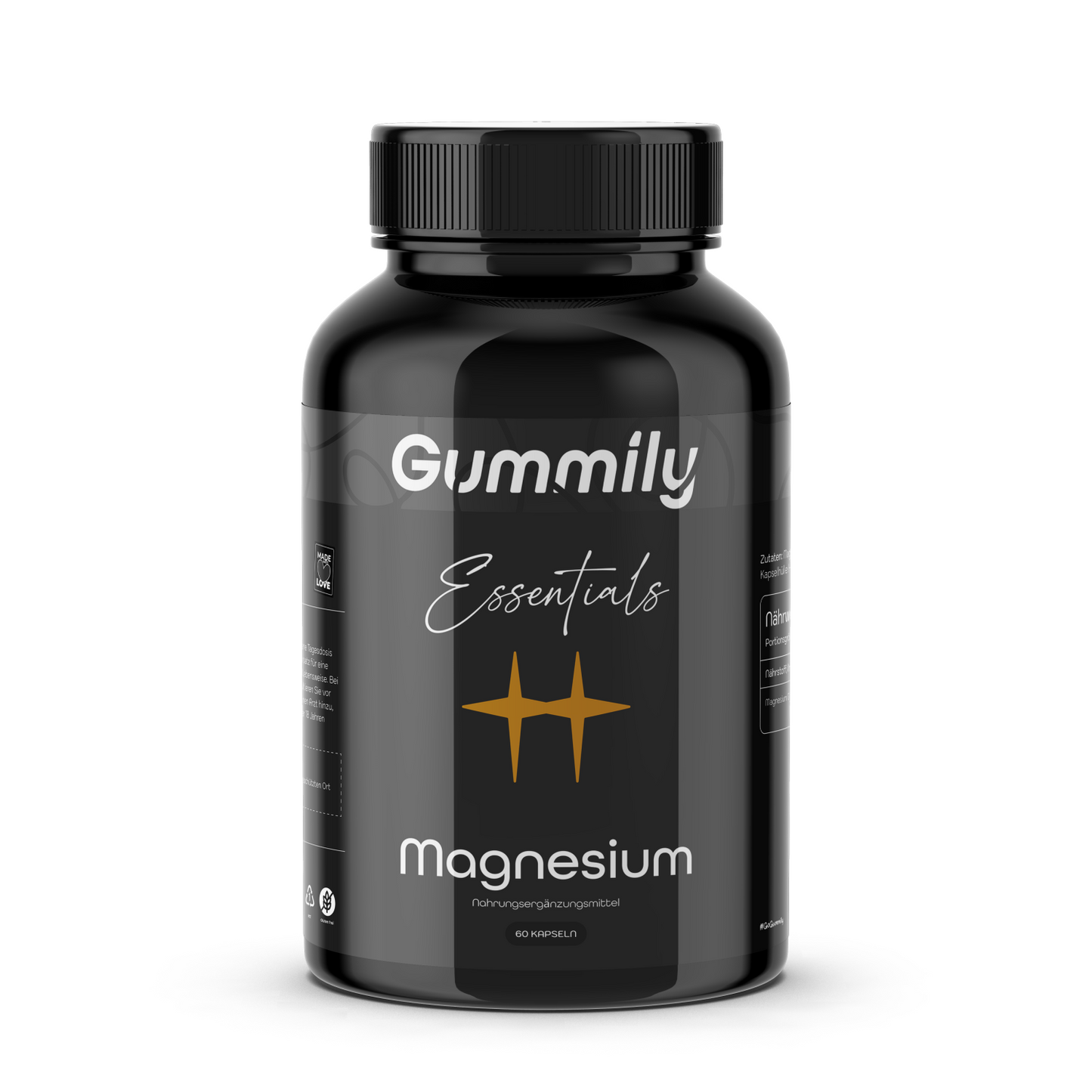 Magnesiumglycinat Kapseln 250 mg – hochdosiert, vegan