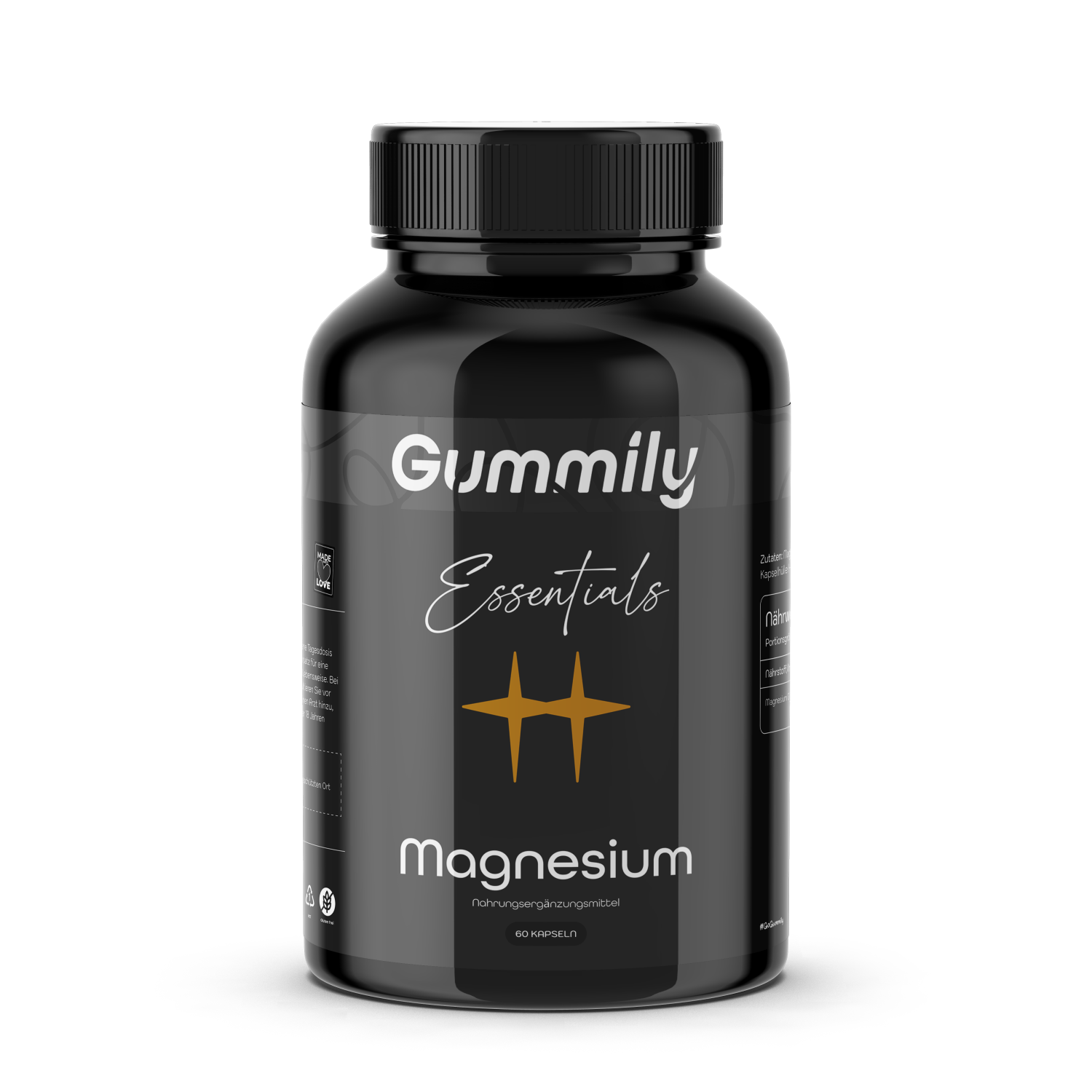 Magnesiumglycinat Kapseln 250 mg – hochdosiert, vegan