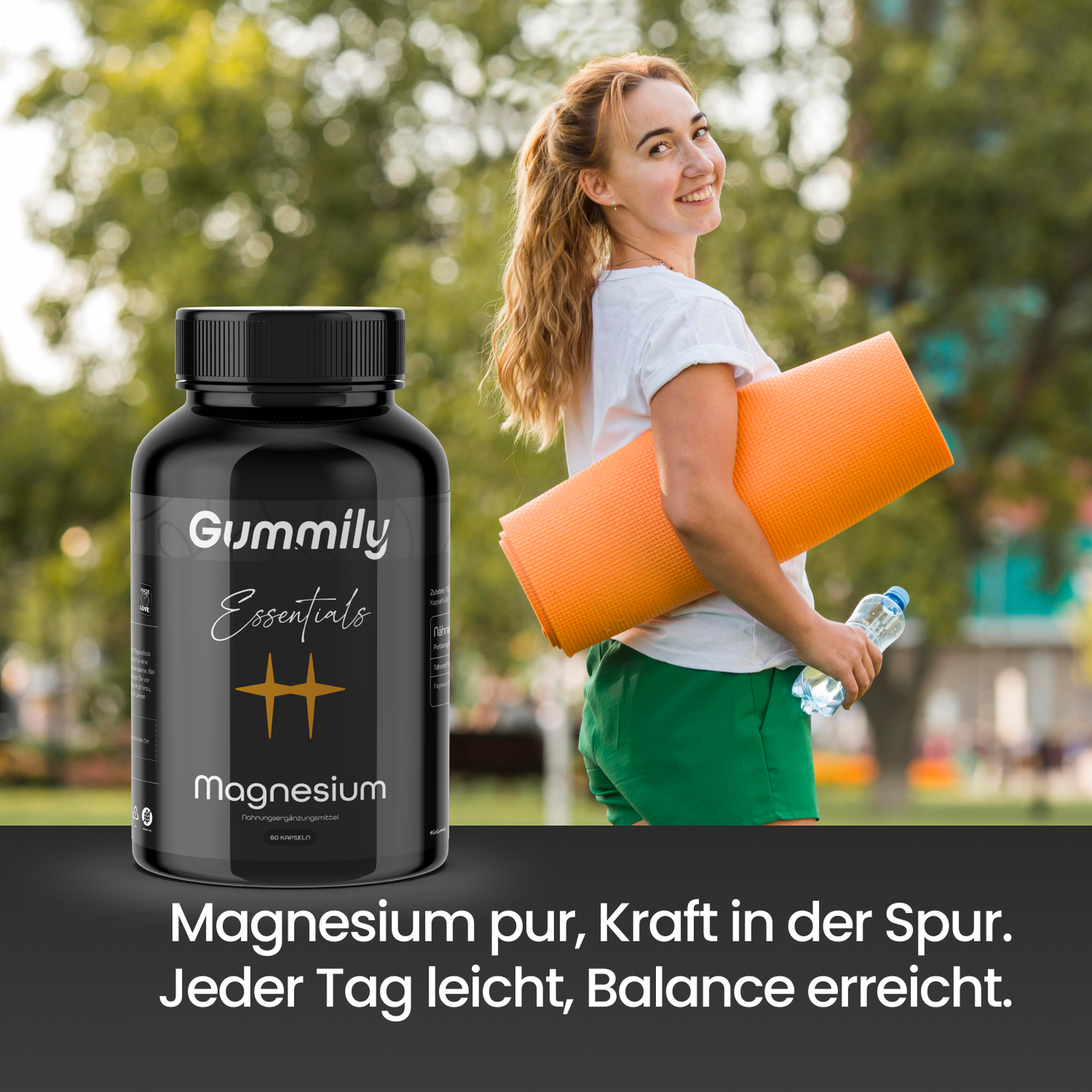 Magnesiumglycinat Kapseln 250 mg – hochdosiert, vegan