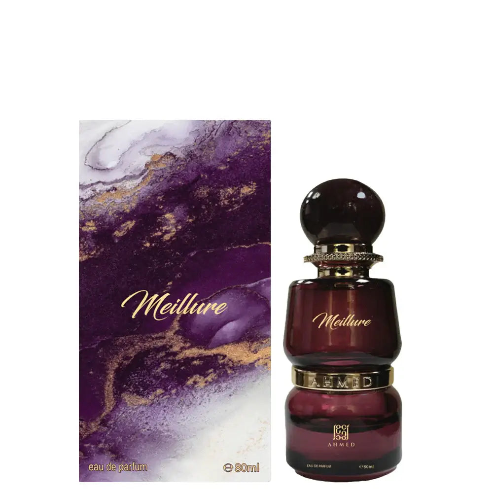 Ahmed Al Maghribi Meilluree Eau de Parfum 80ml in eleganter Flasche mit luxuriösem, femininen Duft.