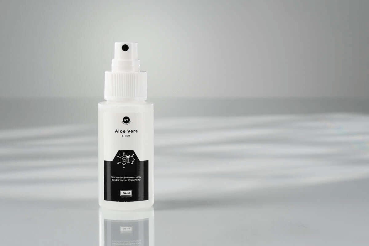 KÖsmetik Aloe Vera Spray in einer handlichen Flasche ideal für unterwegs