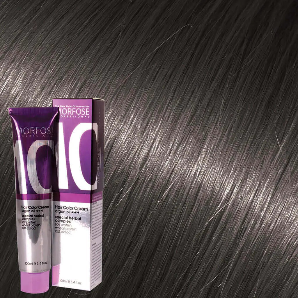 Morfose Haarfarbe mit Arganöl, geeignet für schnelle und effektive Haarfärbung zu Hause.