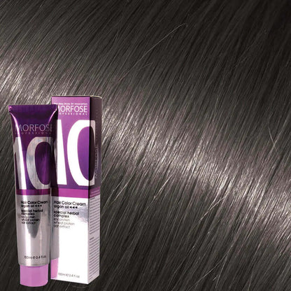 Morfose Haarfarbe mit Arganöl, geeignet für schnelle und effektive Haarfärbung zu Hause.