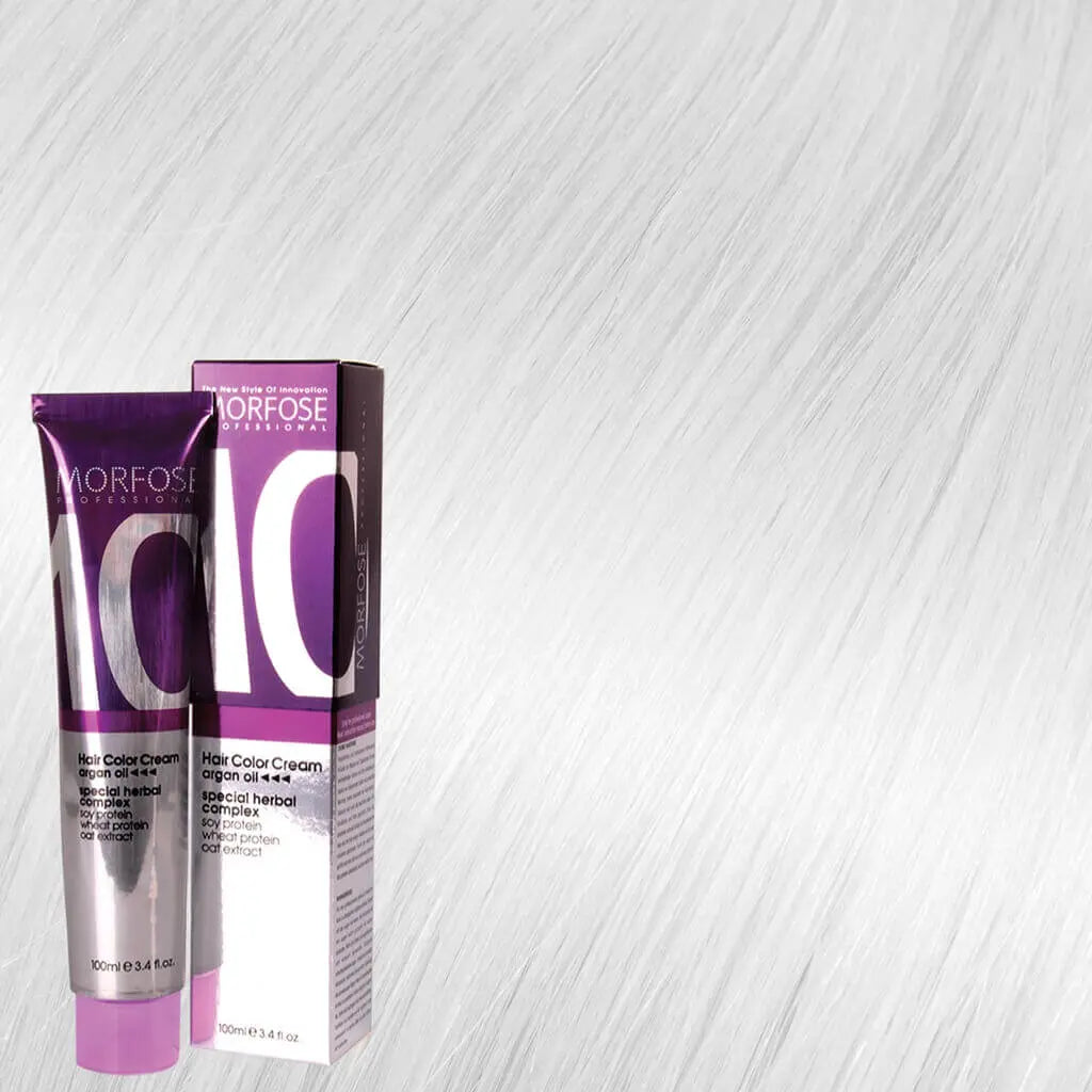 Morfose Haarfarbe 100 ml in verschiedenen Farbtönen, präsentiert die Vielfalt der Farboptionen.