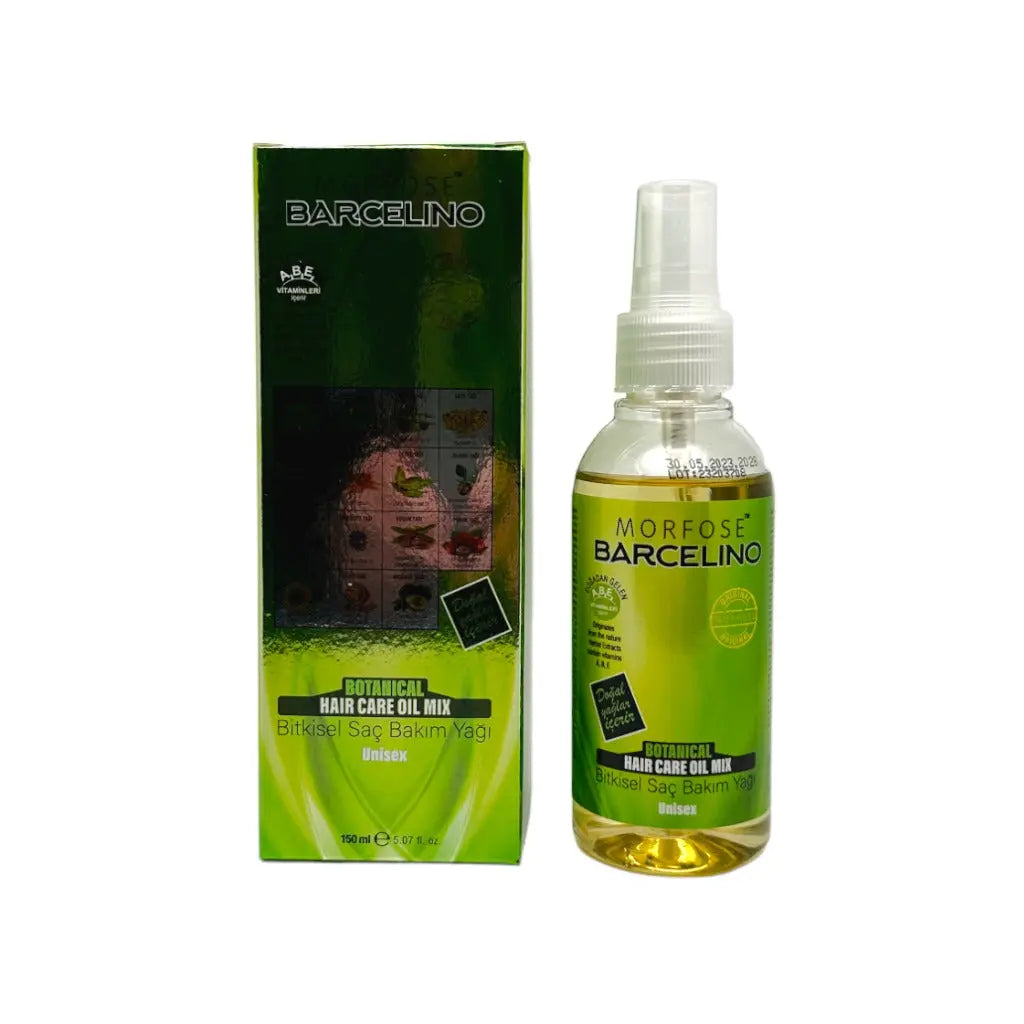 Morfose Haaröl Barcelino, Premium Haarpflege von ekovita, 150 ml in funktionaler Verpackung.