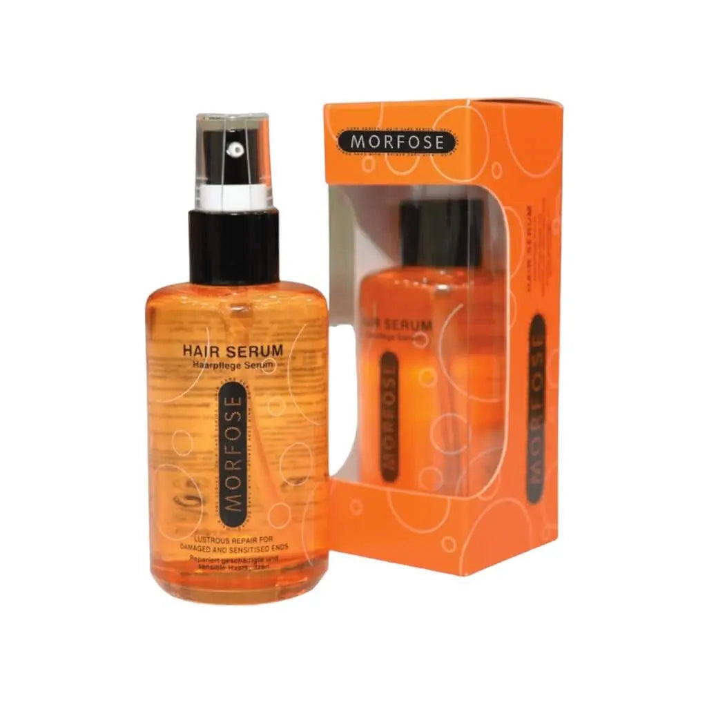 Morfose Haarserum Orange 75 ml in eleganter Flasche für gesunde Haare mit Arganöl.