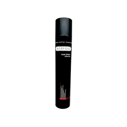 Morfose Haarspray Ultra Hold - 500 ml Flasche für langanhaltendes Haarstyling mit starkem Halt.