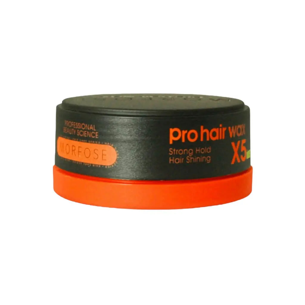Morfose Pro Hair Wax X5 für starken Halt und perfektes Styling bei Männern.