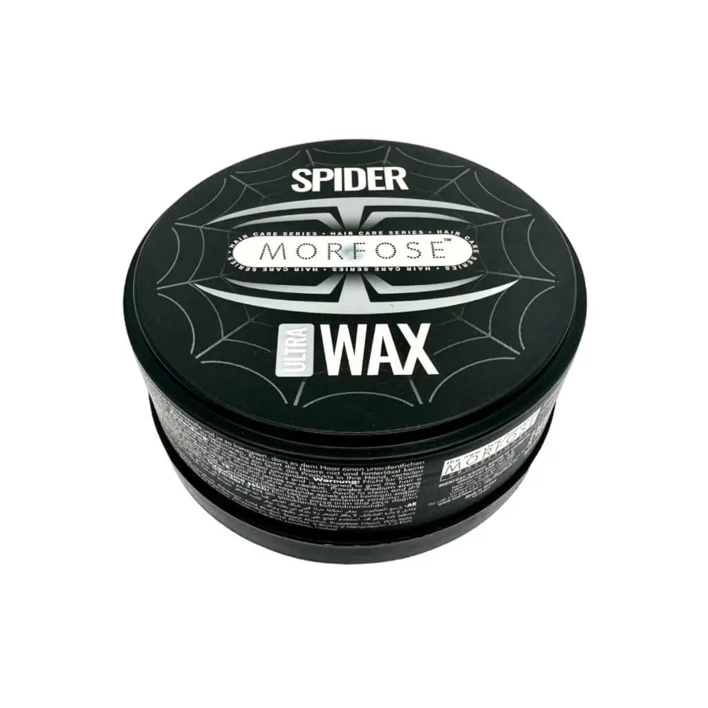 Morfose Spider Wax Ultra 150 ml – Hochglänzende Haarstyling-Wachs für starken Halt und Pflege.