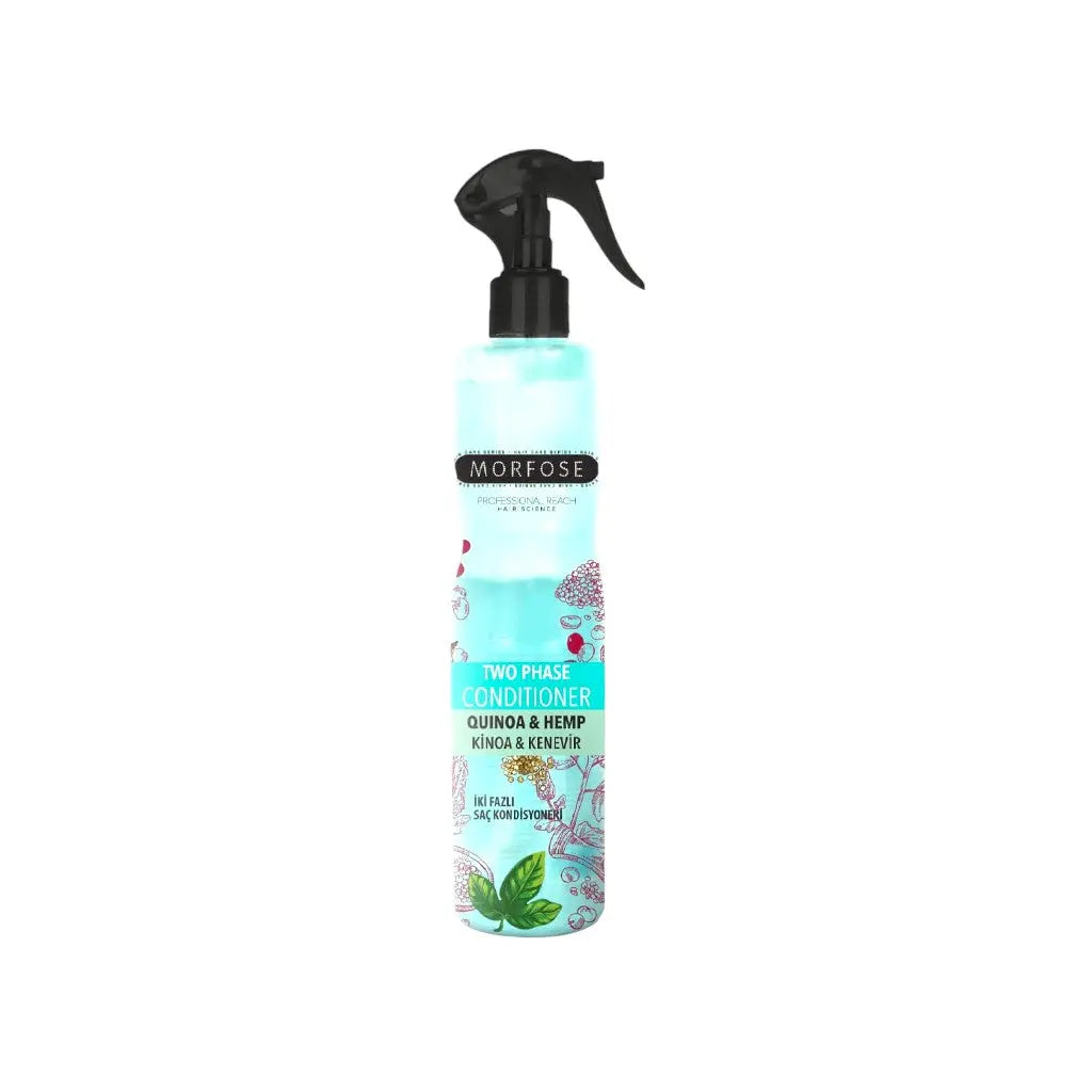 Morfose Quinoa & Hemp Conditioner in 400 ml Flasche für intensive Haarpflege und Feuchtigkeit.