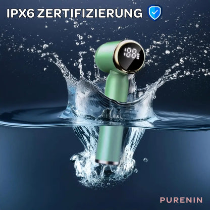 Detailaufnahme der Bürstenköpfe im Purenin Gesichtsbürstenset für präzise Reinigung