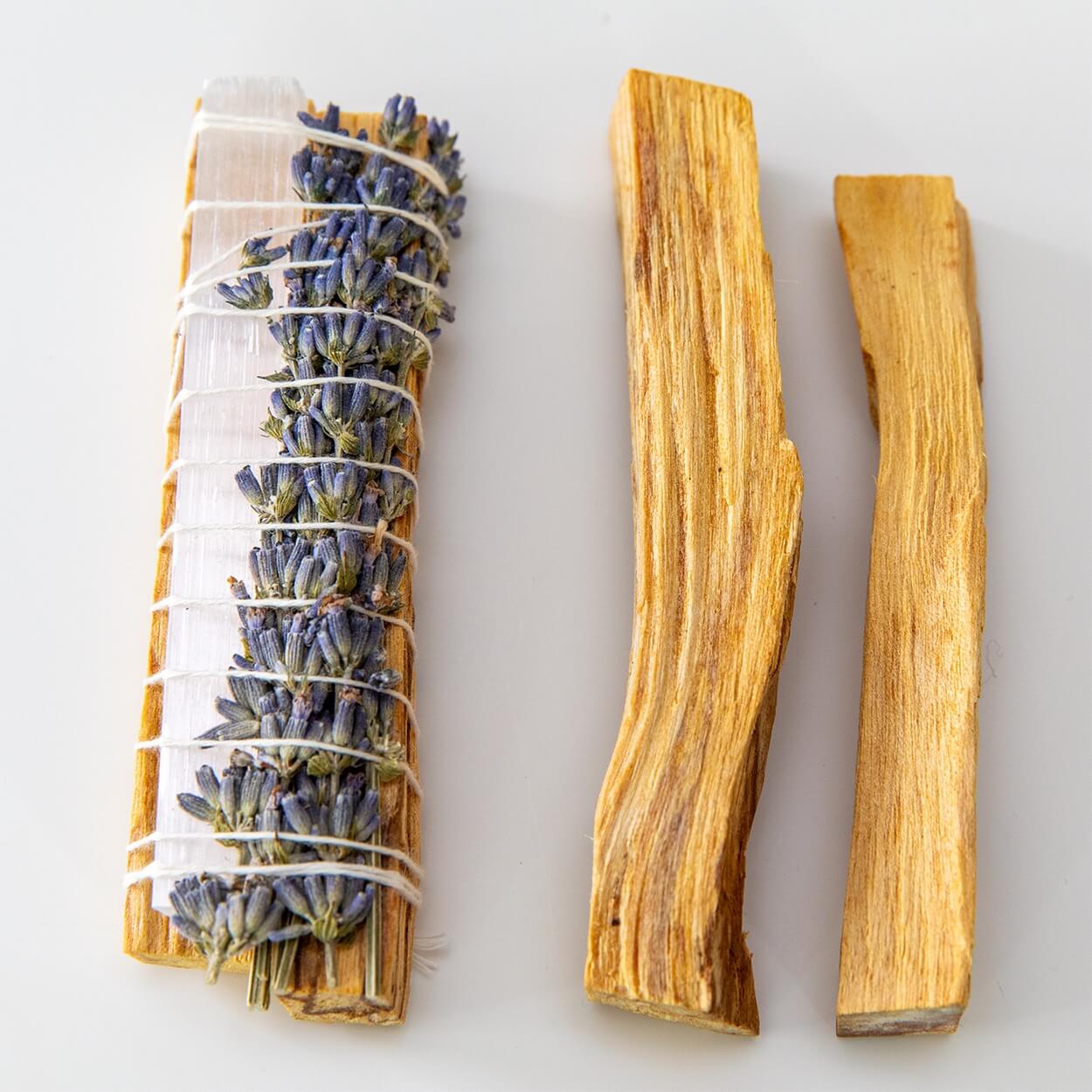 Palo Santo räuchern | Starter-Set für Yoga & Meditation | mit Räucherschale