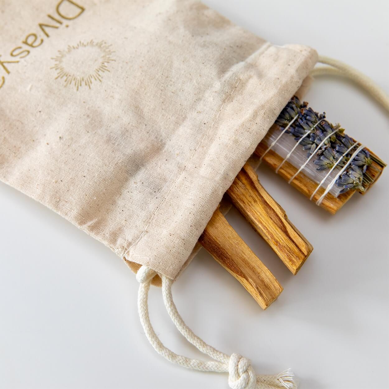 Palo Santo räuchern | Starter-Set für Yoga & Meditation | mit Räucherschale