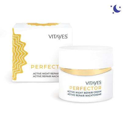 Perfector Cell Renewal Nachtcreme in eleganter Verpackung, ideal für die nächtliche Hautpflege und Regeneration.