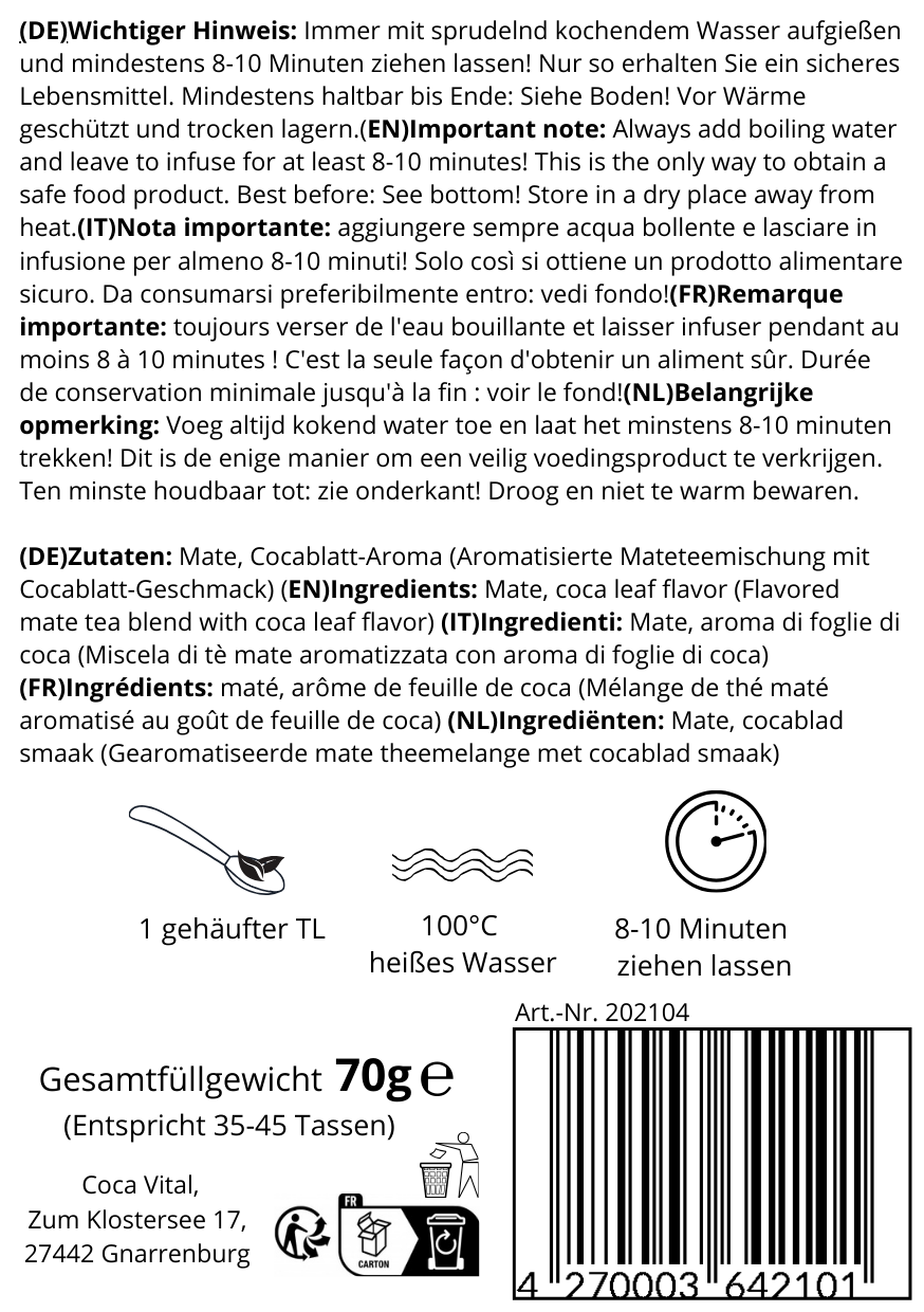 Tasse mit dampfendem peruanischem Mate Tee, ideal für entspannte Momente.