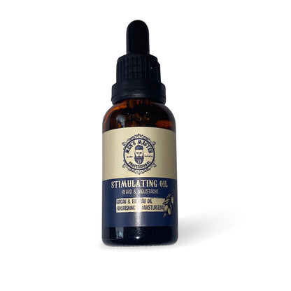 Pflegendes Bartöl von Männerboxx in einer modernen Glasflasche, ideal für die Bartpflege.