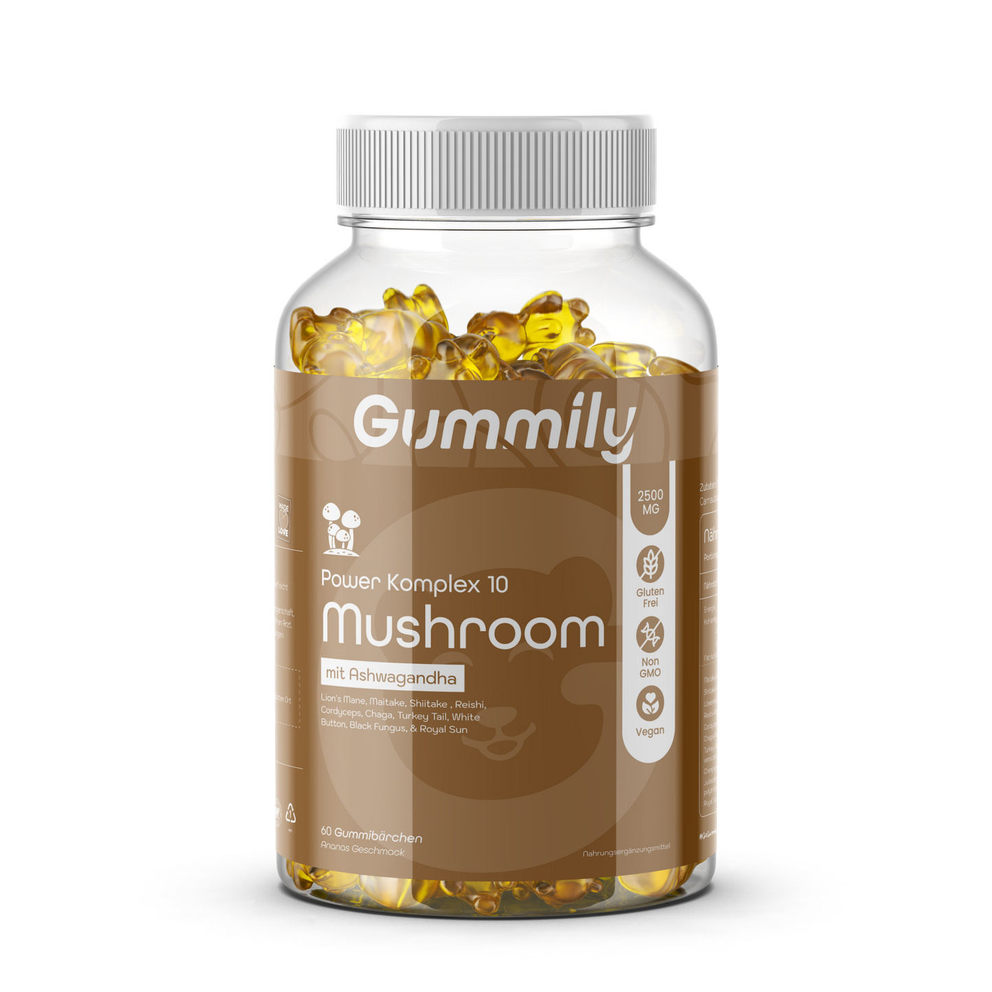 10 Vitalpilze Gummibärchen mit Ashwagandha – vegan