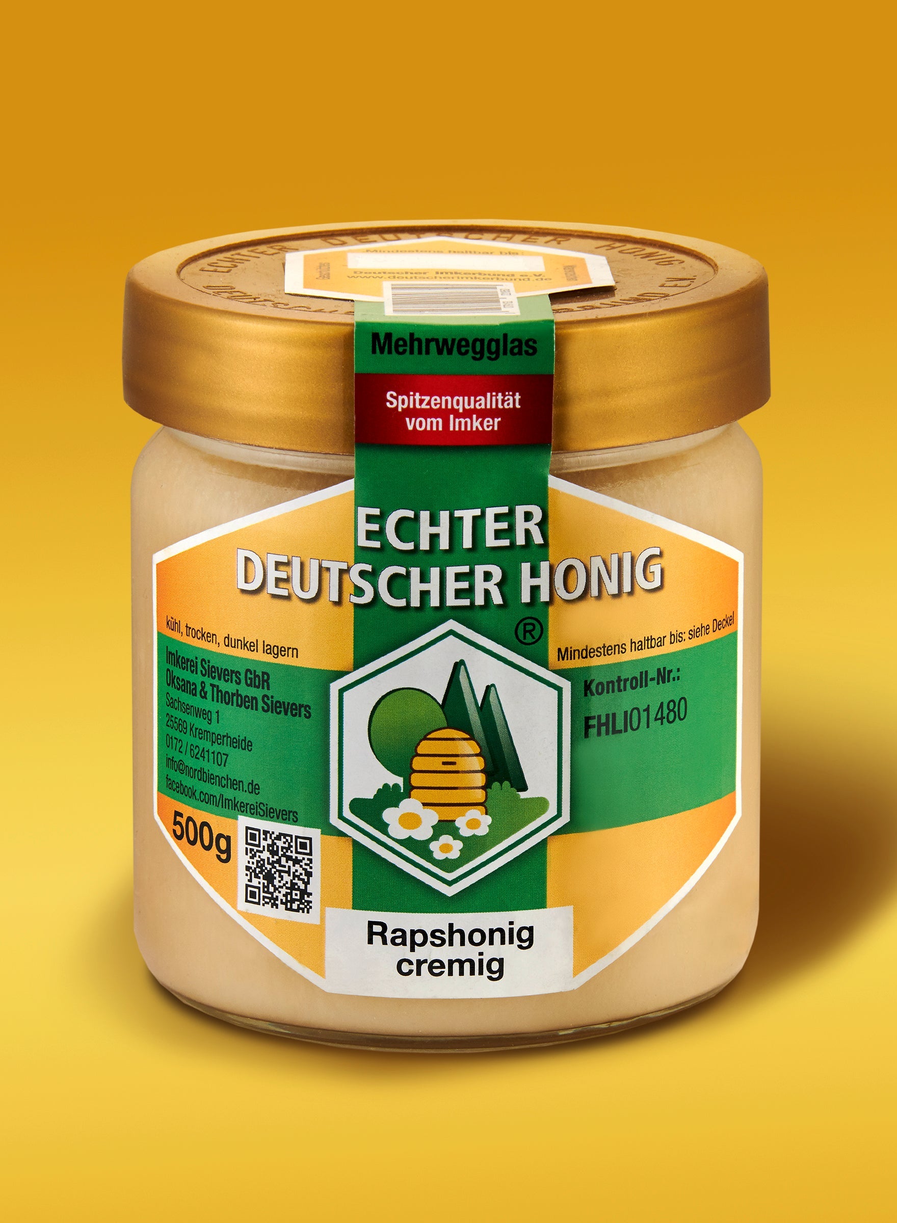 Genieße den naturbelassenen Rapshonig von ekovita aus eigener Imkerei für die perfekte gesunde Süße.