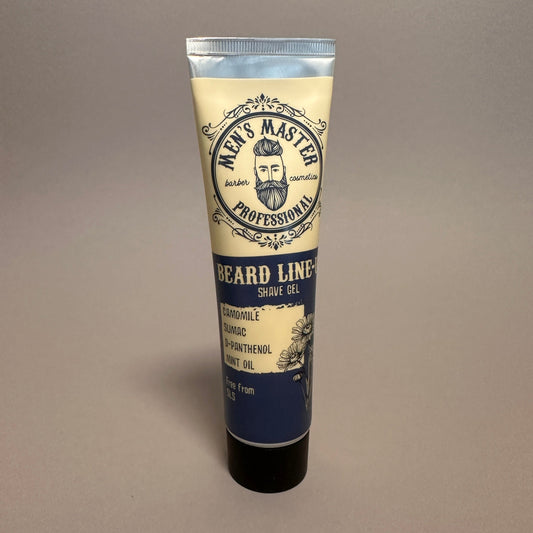 Rasiergel von Männerboxx für eine sanfte Rasur ohne Hautirritationen, in stilvoller Verpackung.