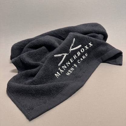 Hochwertiges Rasiertuch aus Baumwolle von Männerboxx für eine sanfte Rasur.
