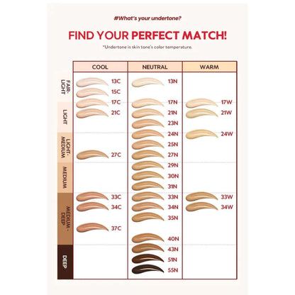 Anwendung des TIRTIR Minicushion für ein gleichmäßiges Make-up und natürliche Ausstrahlung.