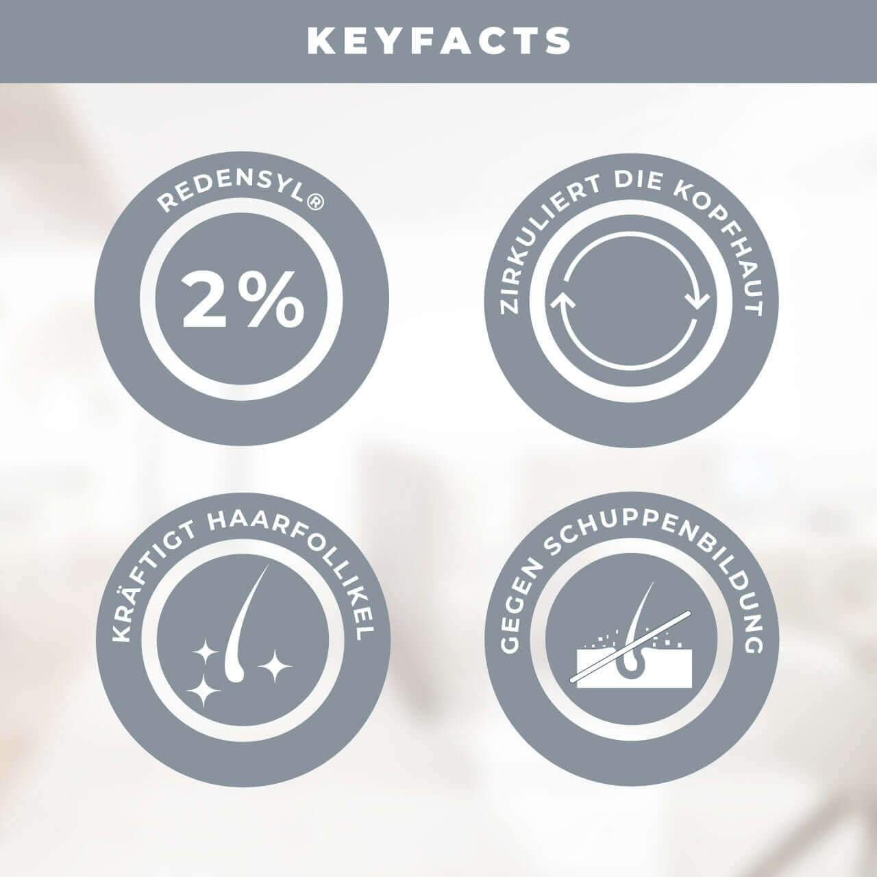 Nahaufnahme der Flasche Circulation Tonic, ideal gegen Haarausfall für gesunde Haarpflege.