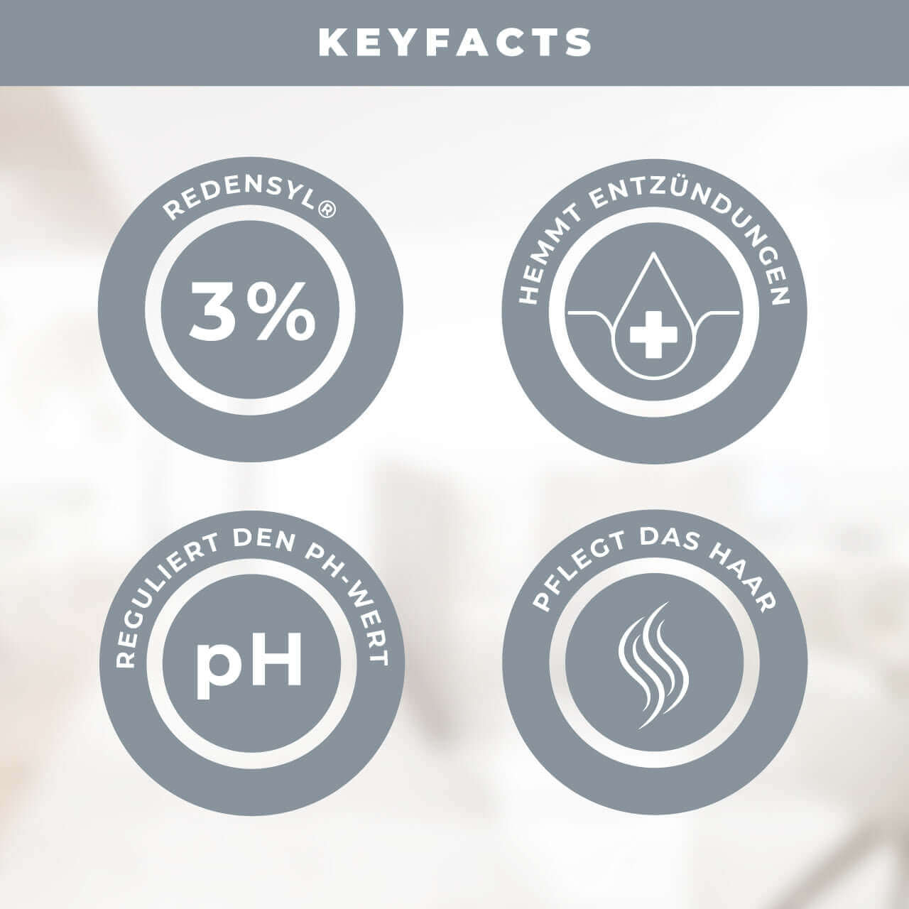 Detailaufnahme der KÖsmetik Verpackung des Circulation Serum Sprays, ideal zur Bekämpfung von Haarausfall.