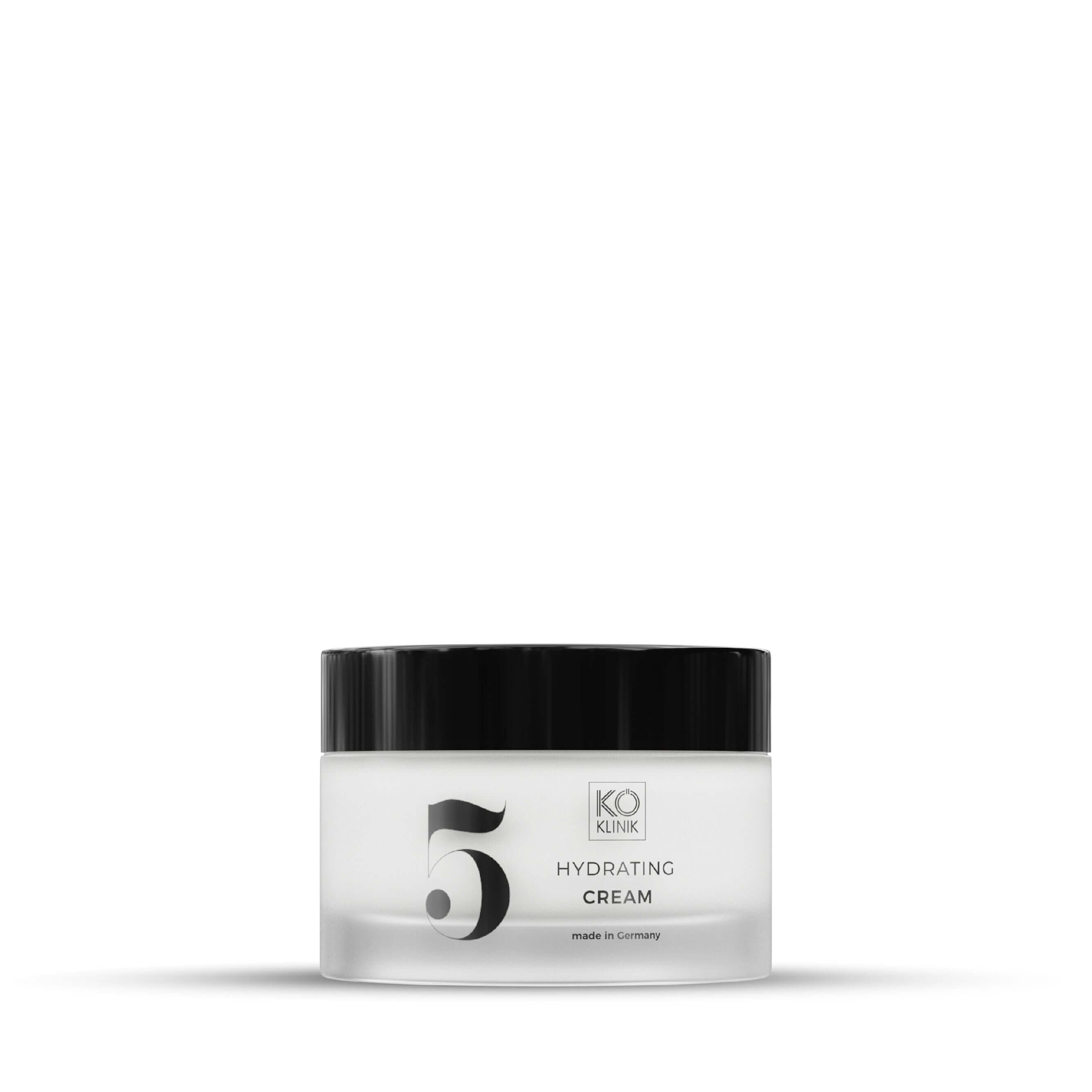 KÖ-KLINIK Hydrating Cream 50ml in eleganter Verpackung, ideal für Anti-Aging Hautpflege.
