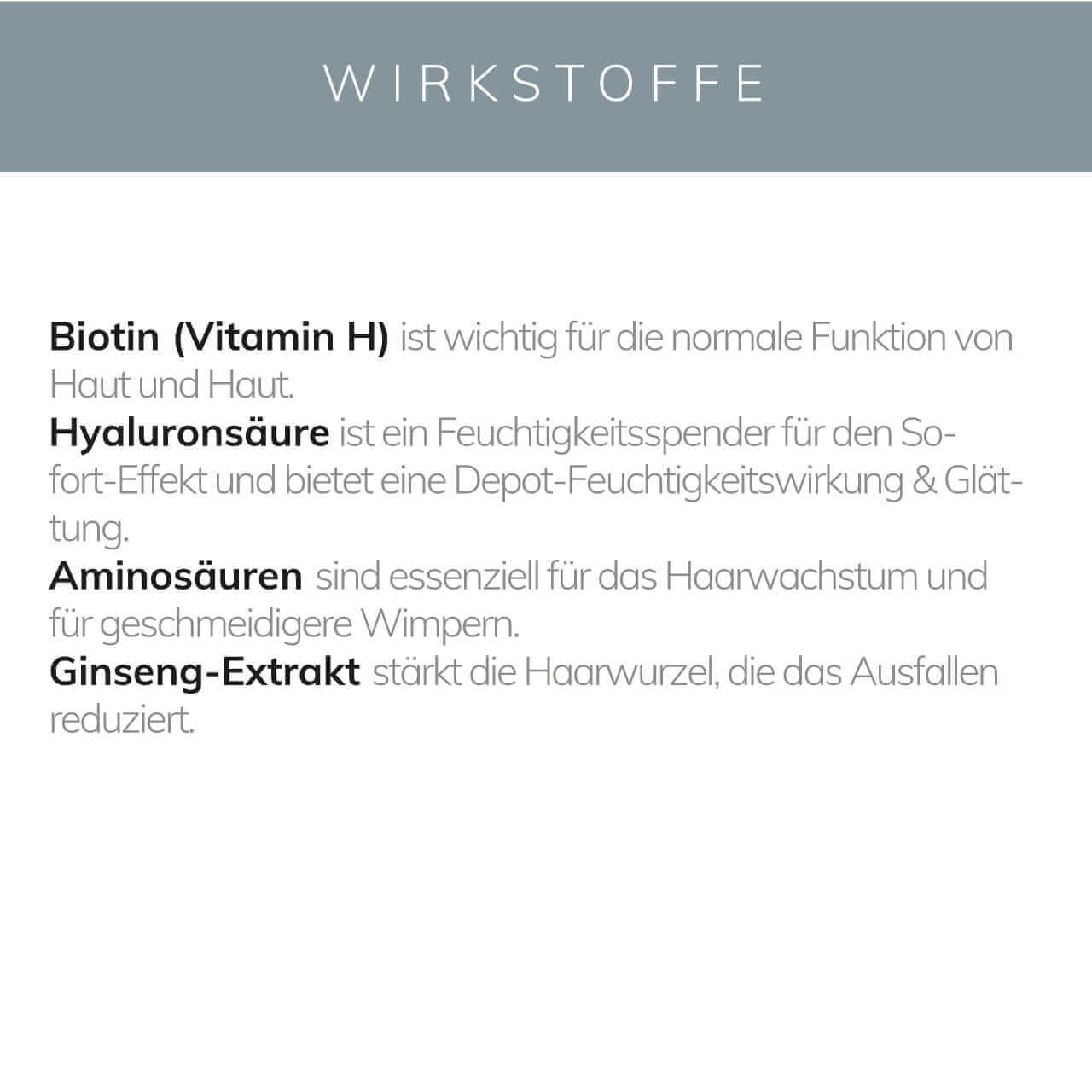 Wimpern- und Augenbrauenserum von KÖsmetik, ideal für tägliche Haarpflege und Verbesserung der Wimpern.