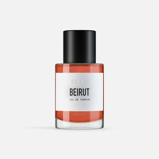 Beirut Eau de Parfum von ekovita in eleganter Glasflasche, luxuriöser unisex Duft für jeden Anlass.