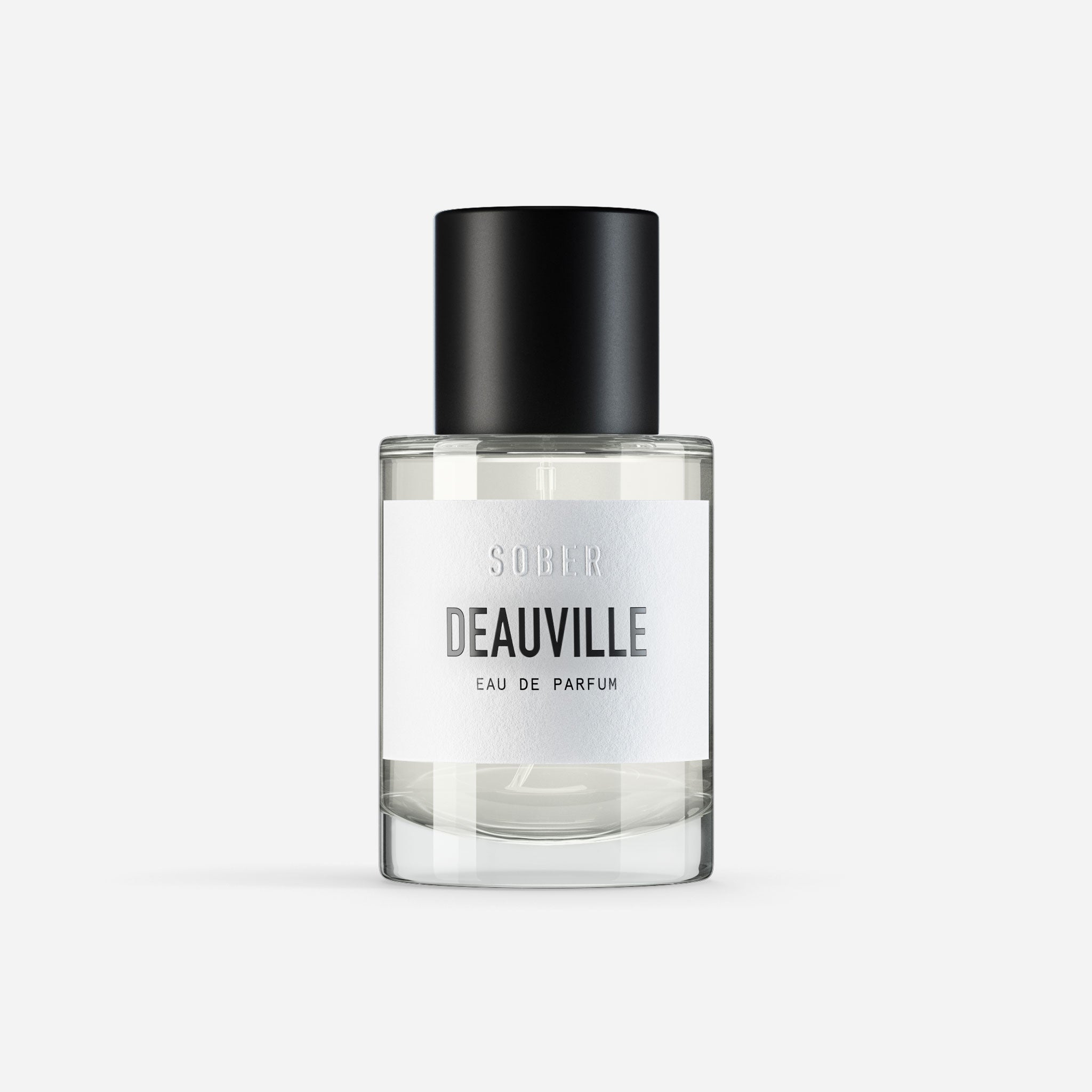 Deauville Eau de Parfum von ekovita, Premium Unisex Duft elegant in einer Glasflasche.