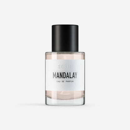 Mandalay Eau de Parfum in eleganter Flasche, Premium Duft von ekovita für eine sinnliche Erfahrung.
