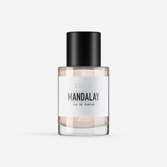 Mandalay Eau de Parfum in eleganter Flasche, Premium Duft von ekovita für eine sinnliche Erfahrung.