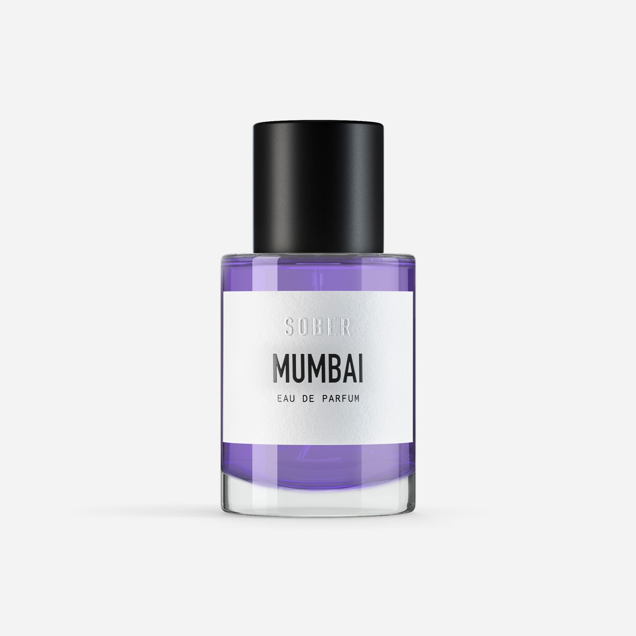 Mumbai Eau de Parfum Flasche mit elegantem Design, das den unisex Premium Duft von ekovita repräsentiert.