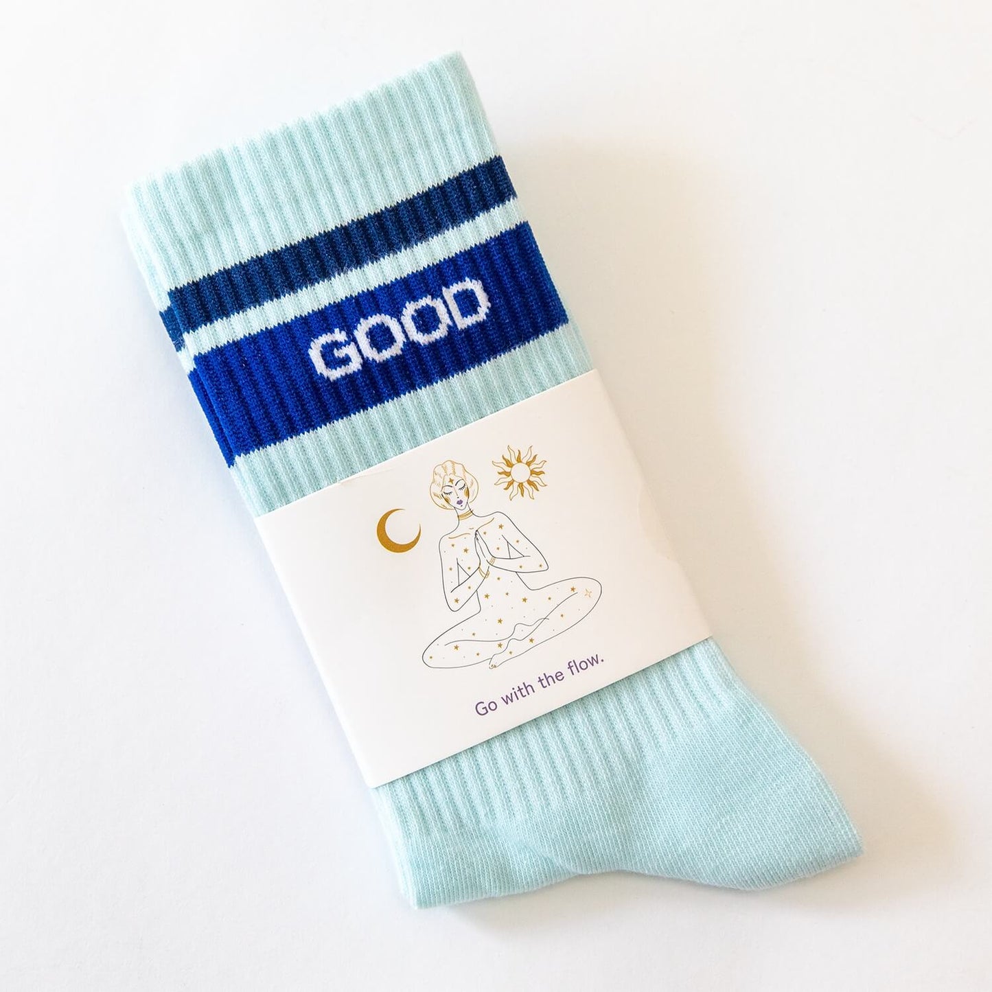 Socken mit Yoga-Motiv: Good Karma