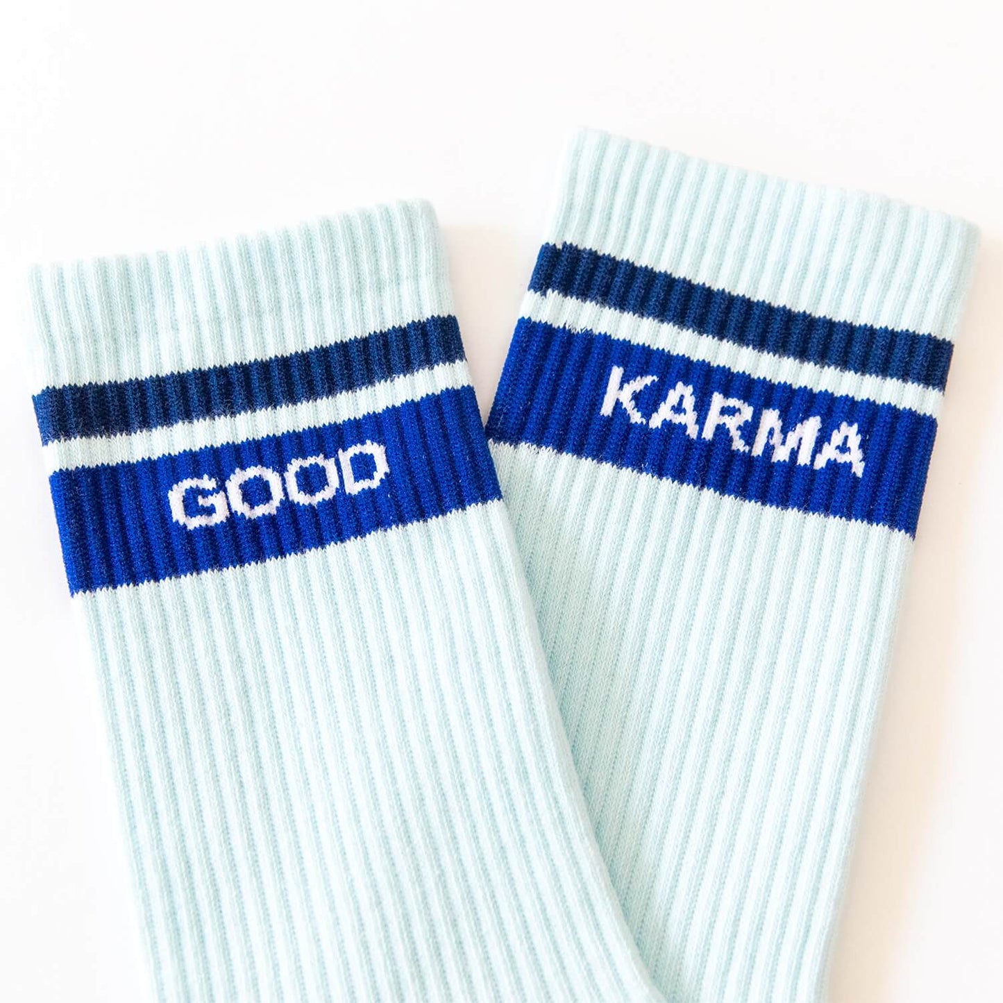 Socken mit Yoga-Motiv: Good Karma