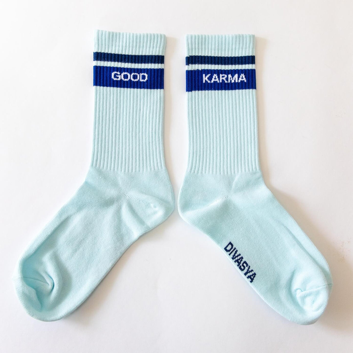 Socken mit Yoga-Motiv: Good Karma