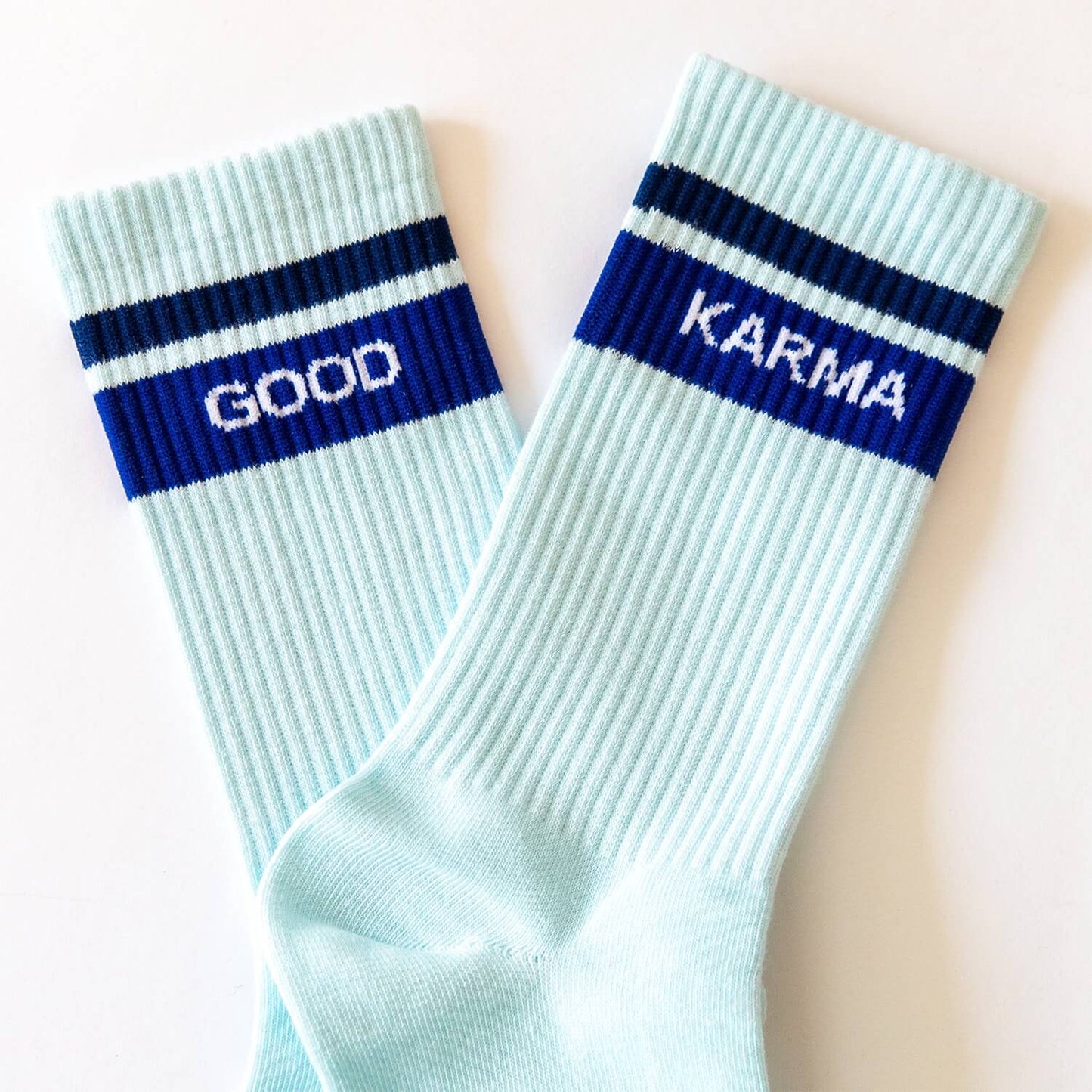 Socken mit Yoga-Motiv: Good Karma