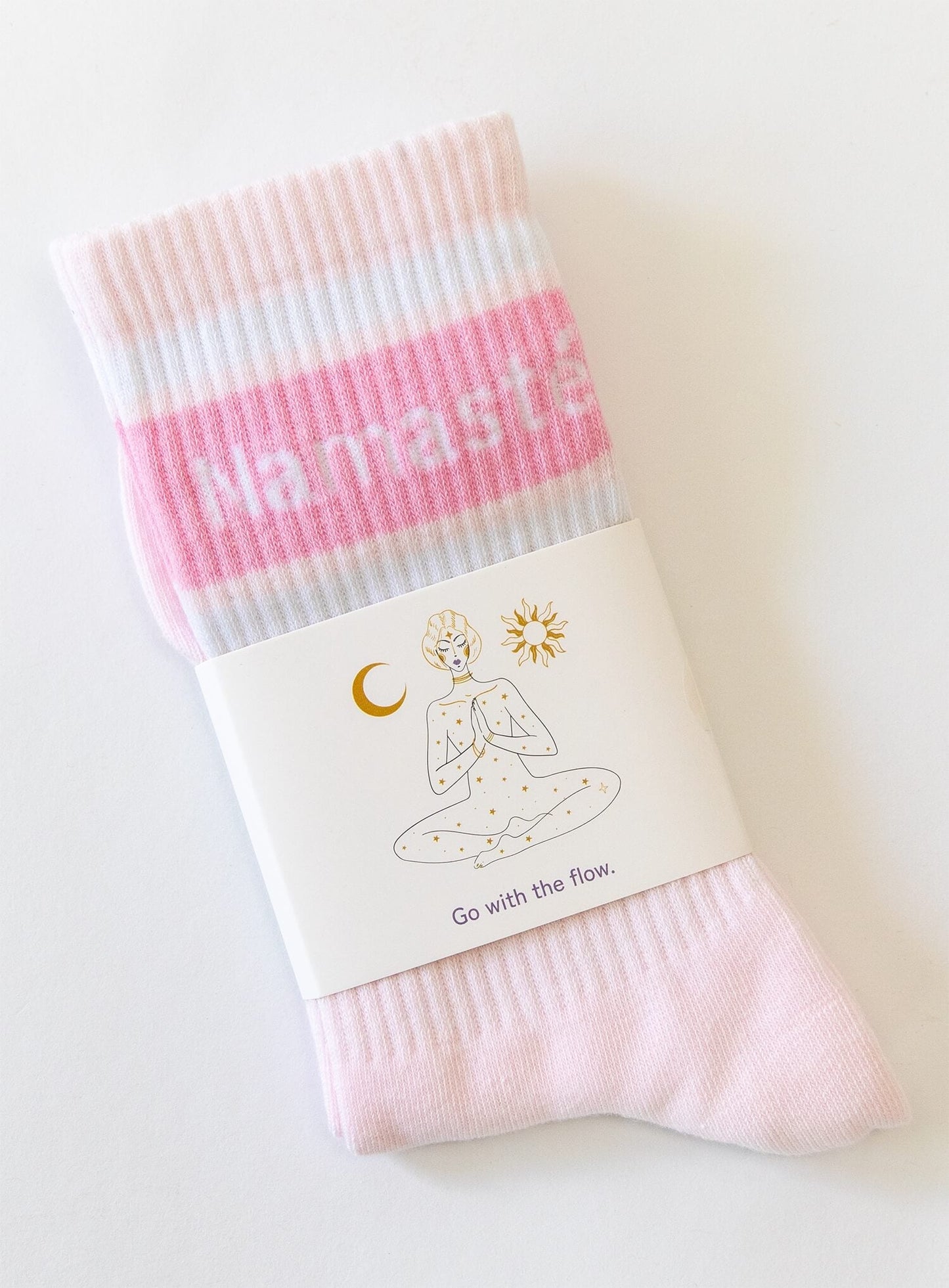 Socken mit Yoga-Motiv in 2 Varianten: Inhale Exhale | Namasté